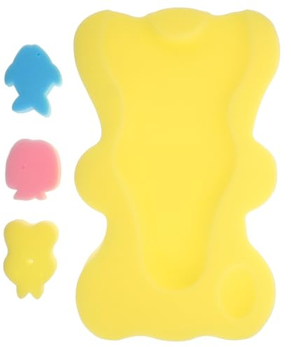 OFFSCH Almohadilla de Baño para Niña Esponja Reforzada Grosor Antideslizante Soporte Flotante para Bañeras Infantiles Limpieza Fácil y Durabilidad Prolongada