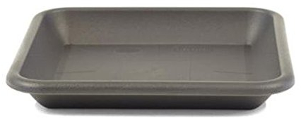 greemotion Blumentopfuntersetzer Jana in Anthrazit-Grau - Blumen-Untersetzer eckig für Pflanzkübel - Pflanzenuntersetzer quadratisch aus Kunststoff - Pflanzen Untertopf 49 x 49 cm