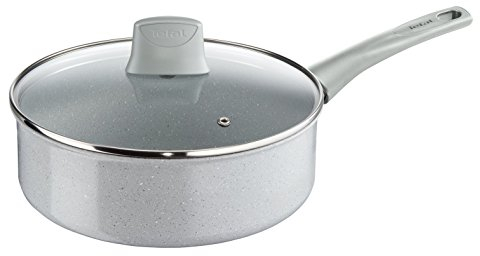 Tefal c4093202 préserve sartén y Tapa de Cristal (inducción, cerámica, Gris, 24 cm
