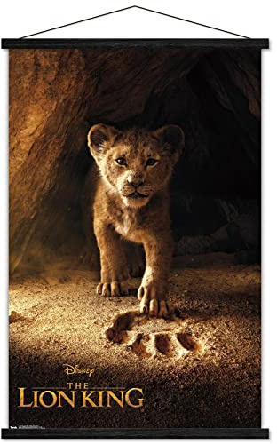 Trends International Disney The Lion King - Simba One Sheet Wall Poster, 22.375 x 34, Premium Print and Black Hanger Bundle