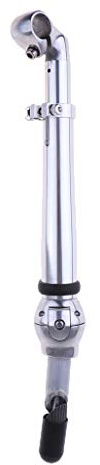Milageto Langlebiges Klapprad Lenkervorbau Riser Mountainbike Fahrradzubehör, Silber-25,4 mm