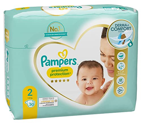 Pampers Baby blöjor storlek 2 (4–8 kg) Premium Protection, Newborn Mini, 30 blöjor