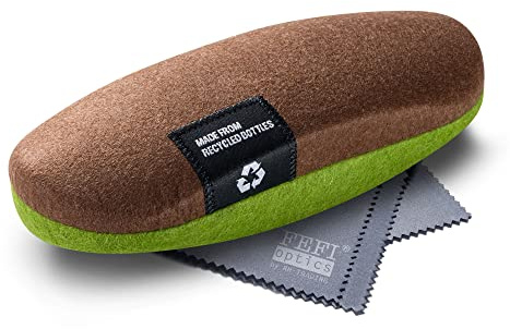 FEFI - Hardcase Brillenetui mit Filzbezug aus recycelten PET-Flaschen