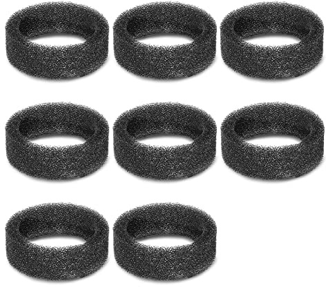 8 Pack Round Sponges Foam Filters, Petilog Cat Water Fountain Filters, Pet Fountain Filter Replacement