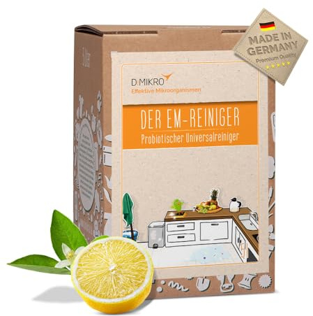 Der EM-Reiniger - probiotischer Allzweckreiniger mit Citrus Duft - 100% biologisch abbaubar, vegan und tierversuchsfrei (5 Liter)