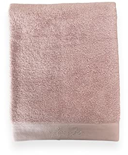 Liu jo - Set Asciugamani 1+1 Viso e Ospite Art.Lurex di Liu Jo in Spugna di puro cotone con logo ricamato Lurex (Rosa)
