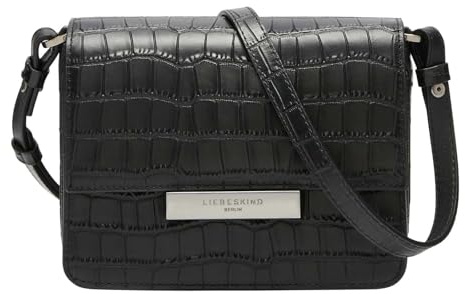 LIEBESKIND BERLIN Alex New Croco Crossbody S Black