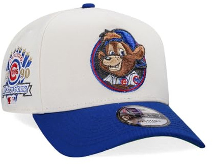 New Era Chicago Cubs All Star Game 1990 Chrome Two Tone Edition A Frame Snapback Cap, bianco, Taglia unica