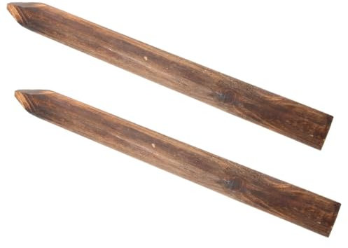 Toyvian Lot De 2 Poteaux De Support d'arbre en Bois pour Clôture De Jardin Accessoire De Fabrication Poteaux De Support d'arbre Bordure De Tige De Support d'arbre Poteaux
