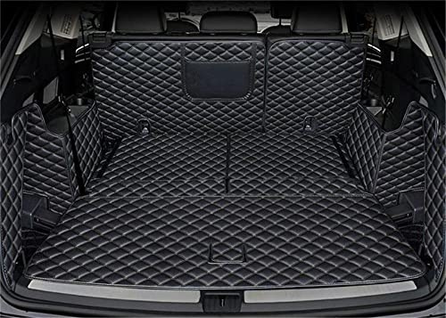 QIFHFBA Kofferraum Schutzmatte Für Ford Für Mondeo 2013 2014 2015 2016 2017 2018 2019 2020 wasserdichte Kofferraummatte Heckkofferraumeinlage Autoinnenraum Antirutsch mit hohem Rand(Schwarz)