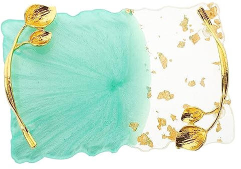 Mikinona Mischpalette für Nägel Make-up-mischtablett aus Nagelpräsentationstablett zum Mischen von Nagellack Kosmetika und Pigmenten Glatte Oberfläche Einfach zu Reinigen Robust