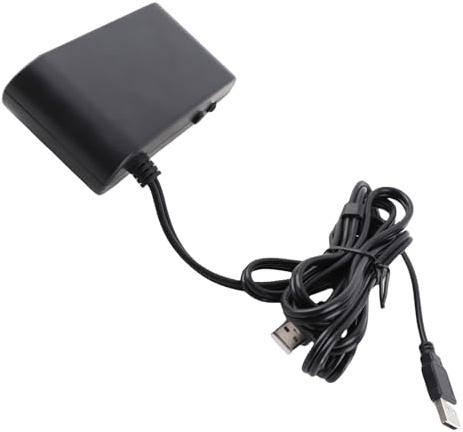 EIMSOAH Game Controller Adapter 4 Ports Plug and Play GC Handle Converter for for PC, Enhanced Gaming Experience with Vibrate Function