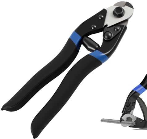 Pince Coupe,Câbles Forgée 190mm,Coupante pour Métalliques, Câbles de Frein de Vélo,Pince Coupante de Précision, Tenaille pour Électricien et Outil Professionnel