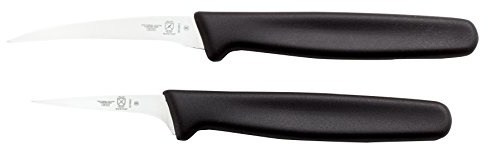 Mercer Culinary Thai Fruit Carving Knife Set, 2 Inch & 2.5 Inch, Black Handles
