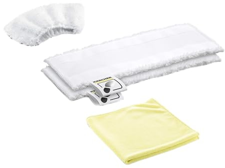 Kärcher Original Mikrofaser-Tuchset EasyFix für Kärcher Dampfreiniger,
