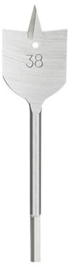 EsportsMJJ 6-40Mm Flat Spade Trapano Punta Esagonale Gambo Lavorazione del Legno Vanga Trapano Foro Bit Cutter-38Mm