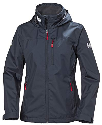 Helly Hansen Women's W Crew Hooded Midlayer Jacket, Navy, L