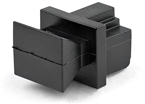 StarTech.com 100 Pack RJ45 Dust Covers - Reusable RJ45 Blanking Plug/Dust Cap - Ethernet/LAN Port Protector/Blocker - Snap In RJ45 Female Jack Protective Cover for Hubs Switches Routers (RJ45COVER)