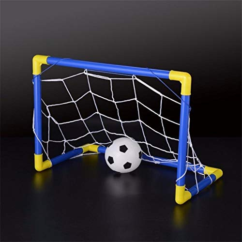 Lankater Kinder Fußball Torpfosten Netz, Indoor Outdoor Fußball Für Kids Fußball-Sport-Spiele Mini-Training Practice Set