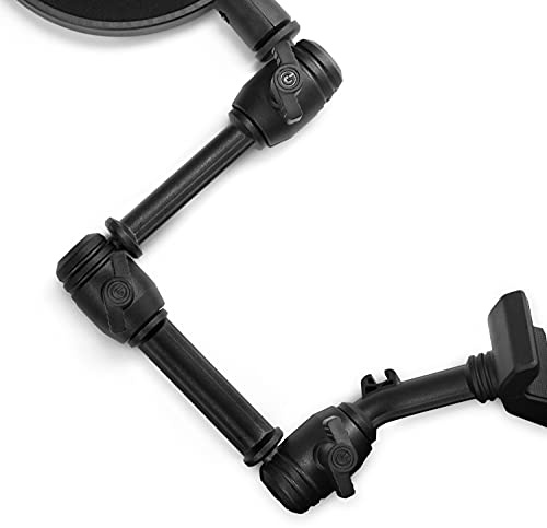 Gravity MA 3D A POP 1 Traveler 3D Arm with Pop Filter, Suitable for Pipe Diameter 15-35 mm, Black
