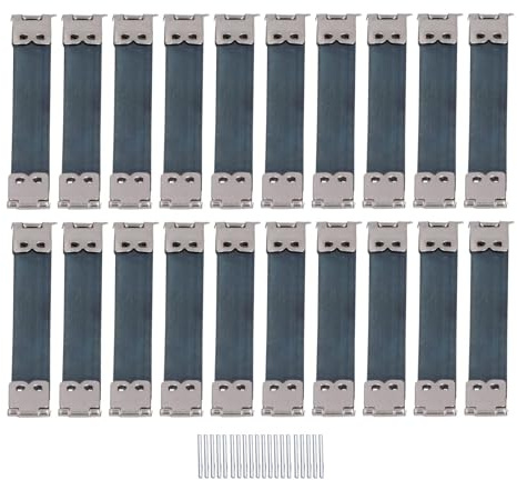 20 piezas cierres de bolsas con marco flexible, marcos flexibles internos de Metal, cierre de beso, cierre de monedero para manualidades DIY, monedero, bolsa, costura, 10cm