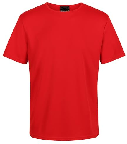 Regatta Professional Mens Pro Wicking Reflective T Shirt Classic Red