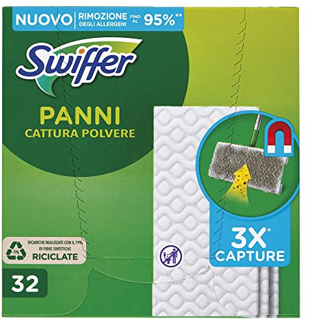 Swiffer 32 paños de Captura de Polvo seco, 32 Unidades