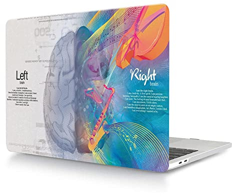 Funda Compatible con Macbook Pro 13 Pulgadas 2020 2019 2018 2017 2016 Versión Modelo A1706 A1708 A1989 A2159 A2251 A2289 A2338 M1, Carcasa Rígido de Plástico Cubierta Protectora, Cerebro Musical