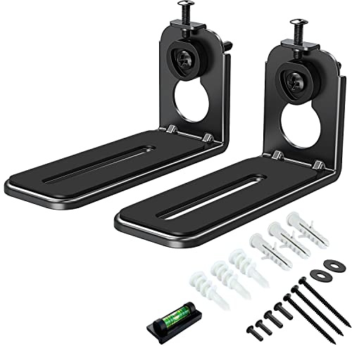 ELIVED Universal Soundbar Wandhalterung für die meisten Soundbars bis zu 6.8KG, Soundbar-Halterung mit Einer Tiefe von 116mm, Höhenverstellbar, Anti-Rutsch, Patentiertem Design, EV5013B
