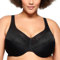 Glamorise Wonderwire Minimizer Underwire Bra 9003 (Women's & Women's Plus) Black