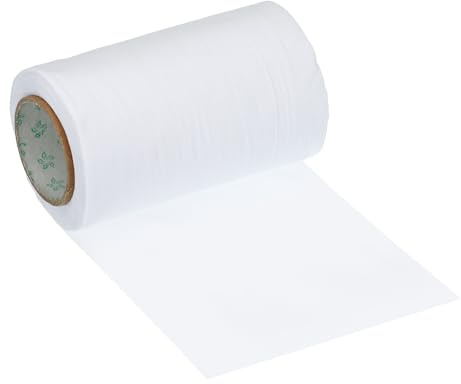 PATIKIL 44,7 x65,6ft Rohrumwicklungsklebeband wasserdicht für HVAC weiß | PVC-Klebeband für Rohrisolierung, Klimaanlagenrohrumwicklung, nicht klebend, Elektroinstallationen, im Freien