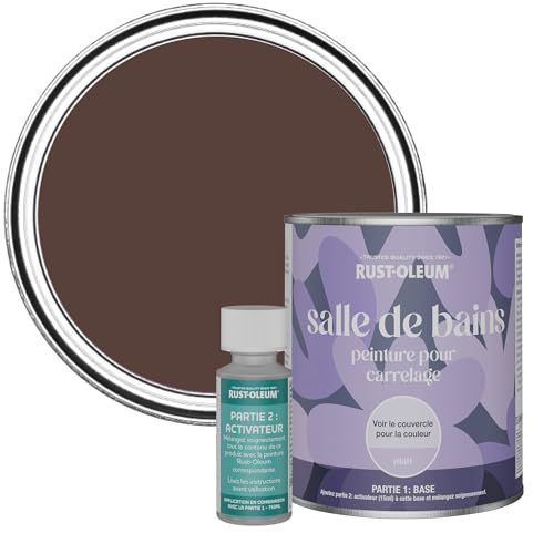 Rust-Oleum Red Water-Resistant Bathroom Tile Paint In Matt - Valentina 750Ml