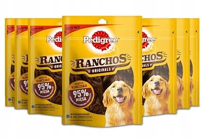 PEDIGREE Ranchos Originals mit Huhn Hundesnack Hundeleckerli 14x70g ideal für kleine mittelgroße und große Hunde