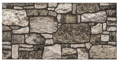 IZODEKOR 3D Wandpaneele Natursteinoptik | 50x100x2 cm | Styropor Wandverkleidung Steinoptik aus EPS für Innen- und Außenbereiche | Wasserfest | KT-08
