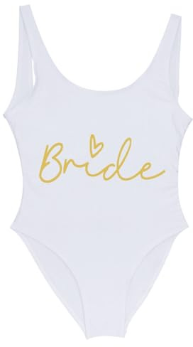 Trajes de Baño Bañador Mujer Bride Nupciales de Una Pieza Bañador Despedida Soltera BañAdores Mujer Despedida de Soltera Bikinis Bañadores Una Pieza para Despedida de Soltera
