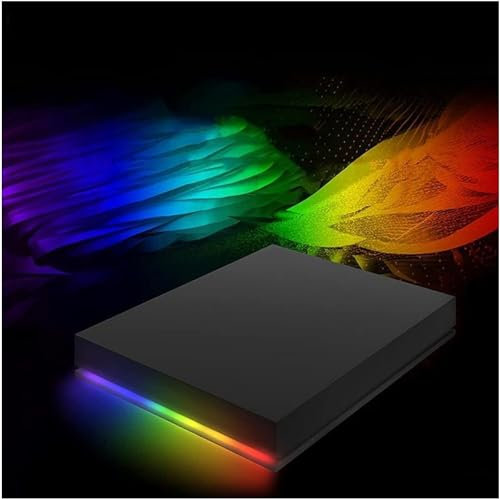 Disque Dur Externe, Disque Dur Mobile 2 to, Extension de Jeu Externe Haute Vitesse pour PS4, lumière d'ambiance RVB, Disque Dur Mobile Externe (Taille : 2 to)