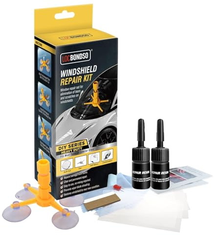 LOCBONDSO Kit Reparation Pare Brise,kit de réparation de Verre fissuré