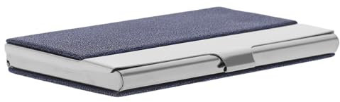HOUDERCO Robustes Visitenkartenetui Aus Edelstahl Kreditkartenhalter Für Damen Elegante Kartenbox Aus Metall Kartenaufbewahrung