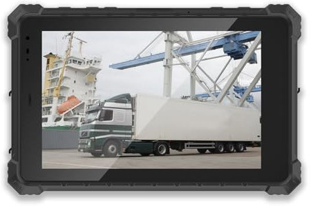 RUGLINE Tableta Robusta 8 Pulgadas con Windows 11, 8 GB + 128 GB, Intel N5100, GPS, para Trabajo Industrial en Exteriores, Bluetooth 5.1, Wi-Fi Dual para entornos empresariales (sin 4G)