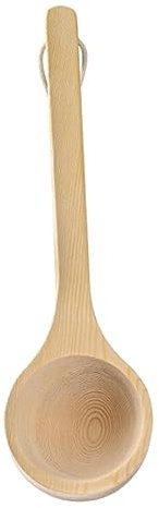 Mestolo da bagno in legno multiuso cucchiaio per bagno vasca da bagno sauna