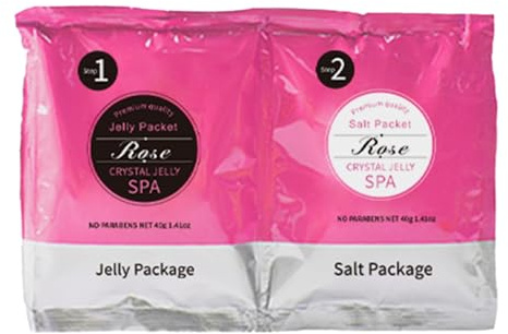 Jelly Spa Pedicure - Hidratizante Pack 80G Suming Pack | Salt de baño de gelatina relajante perfumada de lavanda | Tratamiento del pie de barro de para ablandar y cuidado de callos