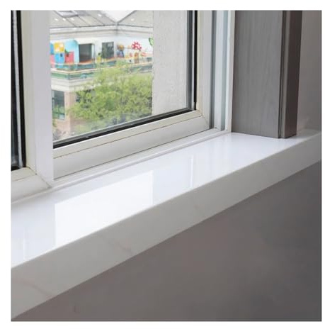 LXBAMKEA Personalizable Protector De AlféIzar Ventana, Compuesto Acrílico Molde De Ventana Encimera, Alféizar De Ventana Tablero De Cubierta De Repuesto para Baño Cocina Oficina Balcón
