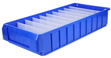 SHINEOFI Caja Organizadora de Tornillos y Abs Mediana con Separadores Organizador Portátil para Taller Garaje y Oficina Almacenamiento Clasificador Práctico para Herramientas y Repuestos