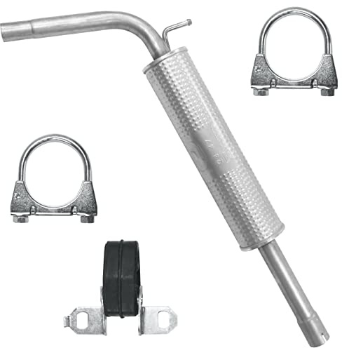 POLMOstrow Auspuff für VW Polo 4 IV 9N 2001-2006 | Mitteltopf, Motoren: 1.2 | Fließheck