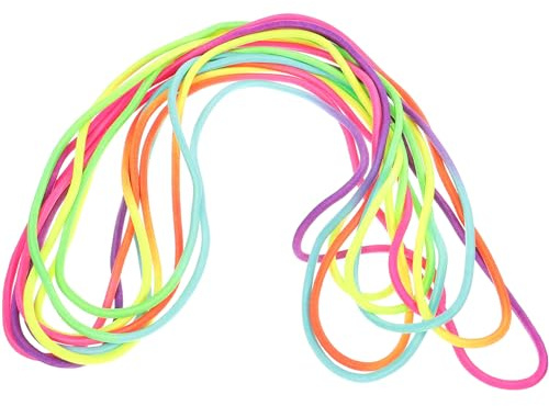 ANDRESLAD Cuerda para Saltar para 7 Metros Banda Elástica Multicolor para Ejercicio al Aire Libre Juguete Educativo para Coordinación y Desarrollo Físico Infantil