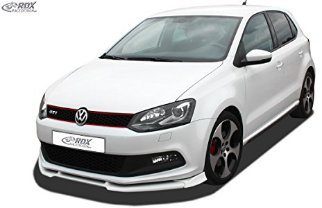 RDX Racedesign Frontspoiler Vario-X kompatibel mit Volkswagen Polo 6R GTi 2009-2014 (PU), Unlackiert | kompatibel mit Volkswagen Polo 6R GTi 2009-2014 (PU)