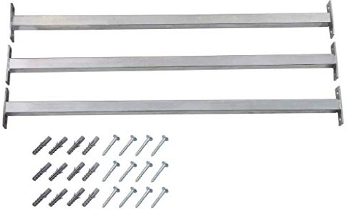 Festnight 3 pz Barre di Sicurezza per Finestra Regolabili, Barra di Sicurezza in Acciaio Zincato 710-1200 mm