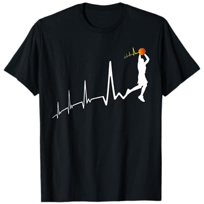 Basketball Herzschlag | Basketball Frequenz T-Shirt