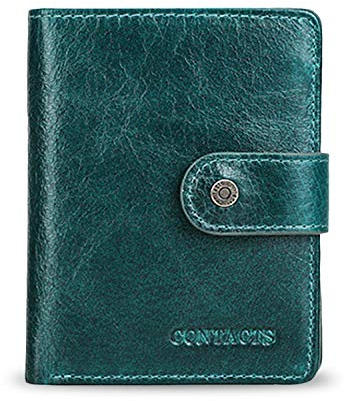 FANDARE Mode Geldbörse Herren mit RFID Kurz Geldbörse Brieftasche Portemonnaie Leder Geldbeutel mit 12 * Kreditkartenfächern, 1*Münzfach, für Reise, Party, Hochzeit, geschäft Braun