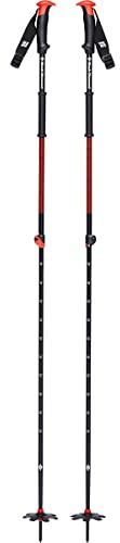 Svart diamant unisex vuxen travers SKI poler skidstavar justerbar, 105–155 cm
